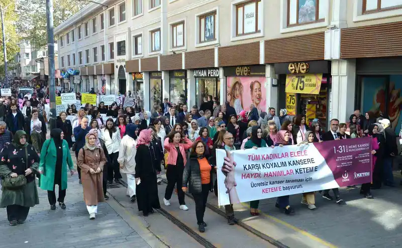 Bursa surlarında ‘Meme kanseri’ farkındalığı
