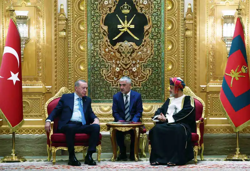 Cumhurbaşkanı Erdoğan, Umman Sultanı El Said ile bir araya geldi
