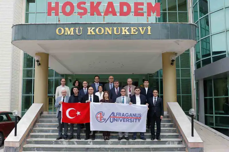 OMÜ ile Alfraganus Üniversitesi arasında akademik iş birliği görüşmeleri
