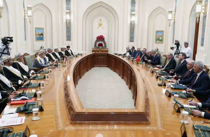 Cumhurbaşkanı Erdoğan, Umman’da heyetlerarası toplantıya başkanlık etti
