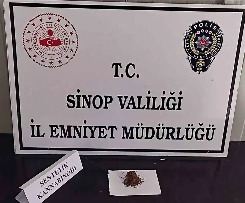 Sinop’ta uyuşturucu operasyonu
