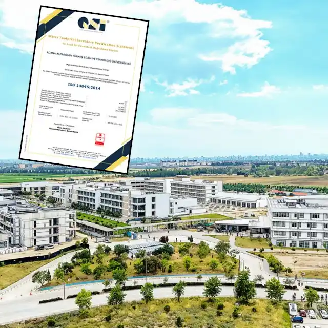 ATÜ su ayak izi belgesi aldı
