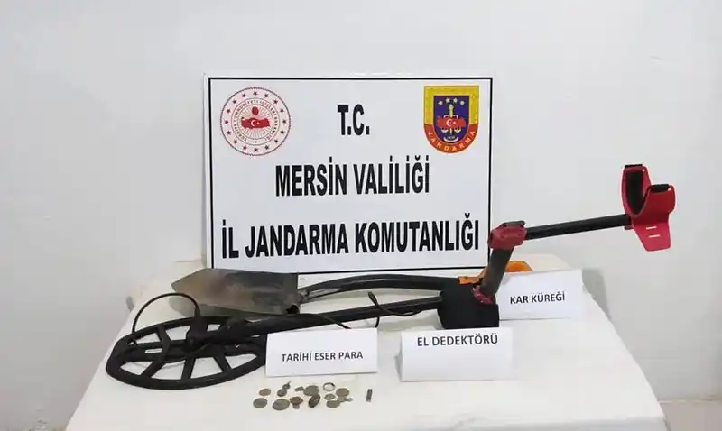 Mersin’de kaçak kazı yapan şahıs suçüstü yakalandı
