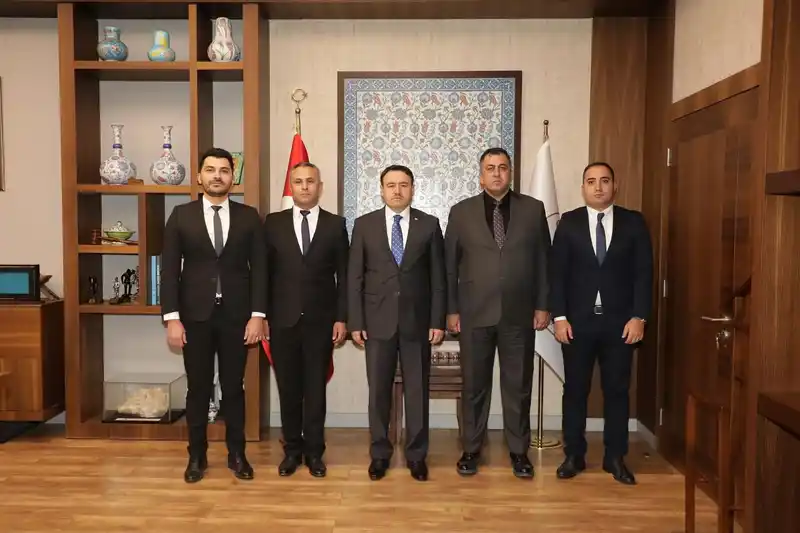 Vali Musa Işın, Asayiş Şube Müdürlüğü ekibini kabul etti
