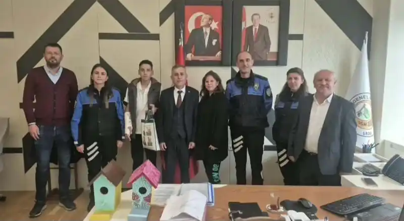 Kuş evleri Kütahya Orman Bölge Müdürlüğü’ne teslim edildi
