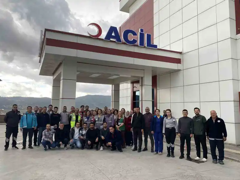 Çameli Devlet Hastanesinde HAP tatbikatı yapıldı

