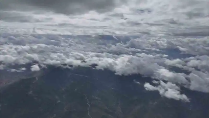 Muğla semalarında sis bulutu görsel şölen oluşturdu
