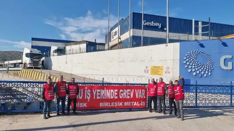 GESBEY’de grev çanları çaldı: İşçiler iş bıraktı
