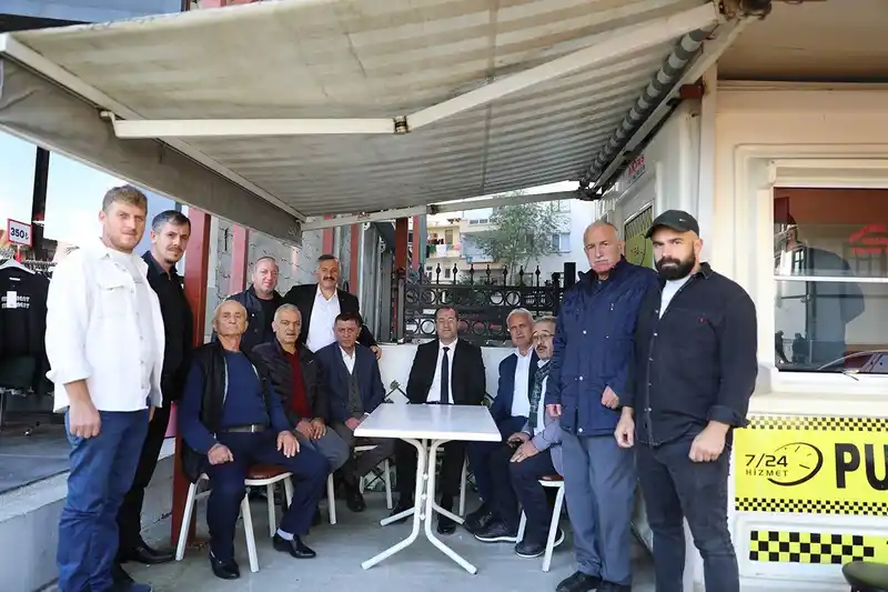 Başkan Ekim’den taksici esnafını ziyaret
