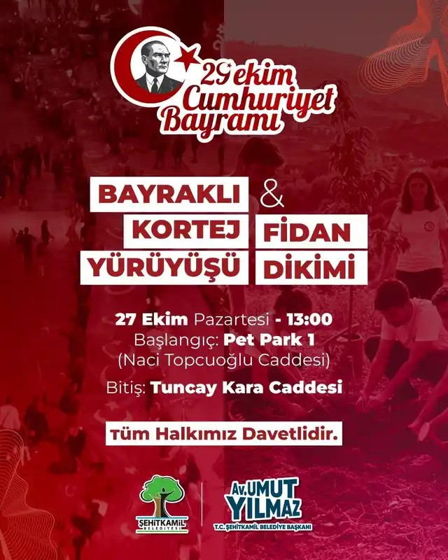 Yılmaz’dan bayraklı kortej yürüyüşüne davet
