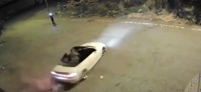 Drift attı, video çekti, ceza başında patladı