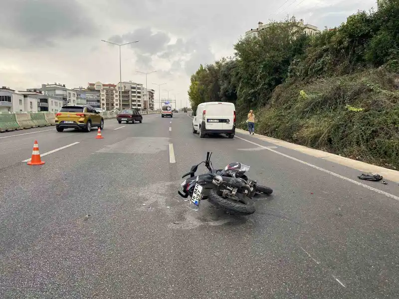 Mudanya’da trafik kazası : 1 yaralı
