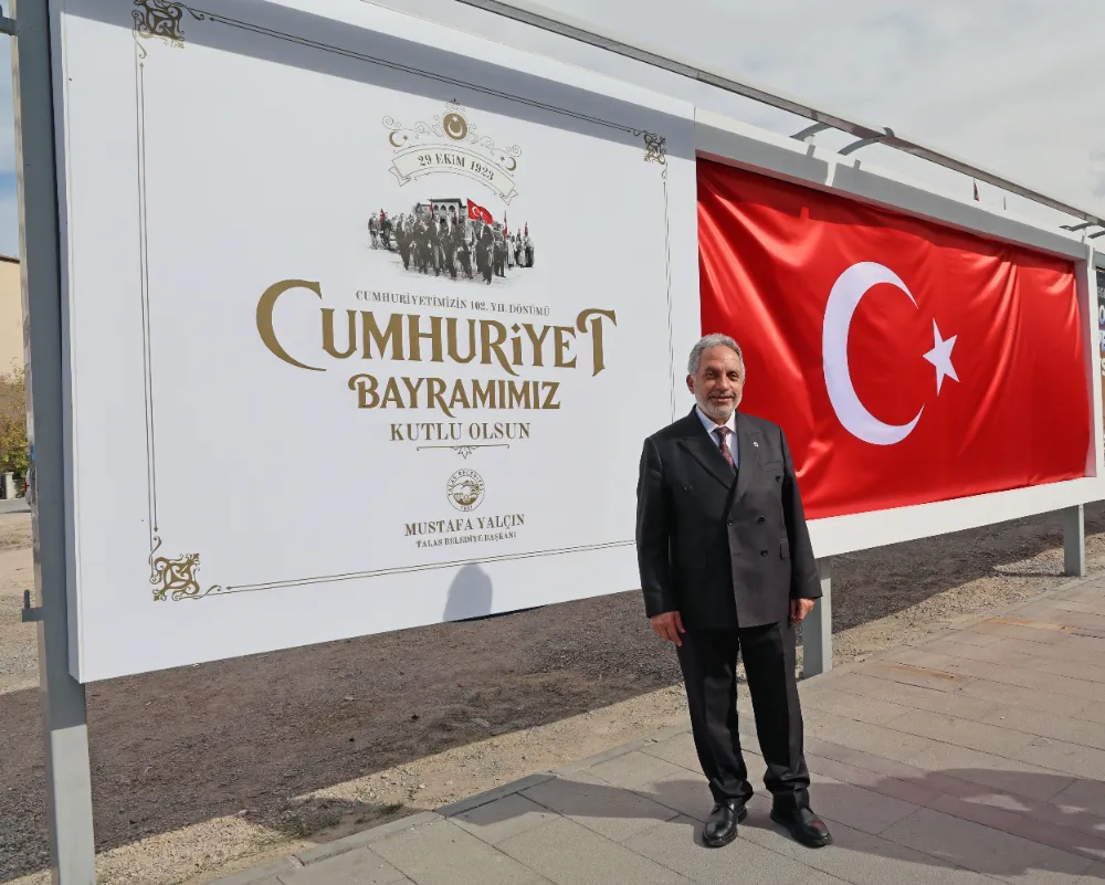 Talas Belediyesi’nden Cumhuriyet Bayramına özel konsept