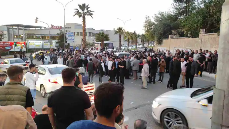 Şanlıurfa’da cenaze defni sırasında 