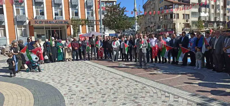 Devrek’ten Filistin’e destek, 