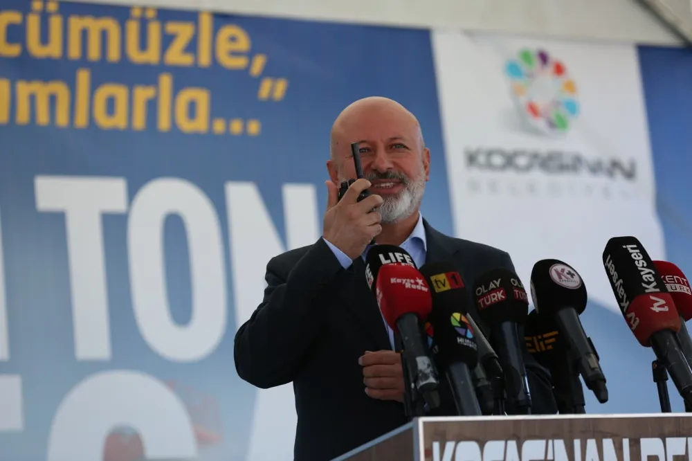 Kocasinan Belediyesi Agrega Üretim Tesisi’nde 1 milyon ton üretim yaptı