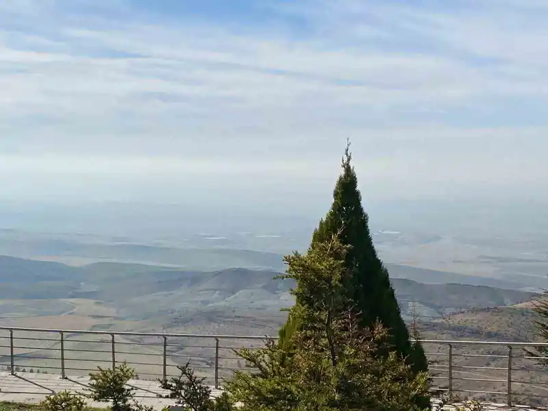 Ankara’nın simge noktası Duatepe’de sis görsel şölen oluşturdu
