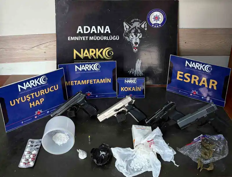 Adana’da uyuşturucu operasyonu: 5 tutuklama
