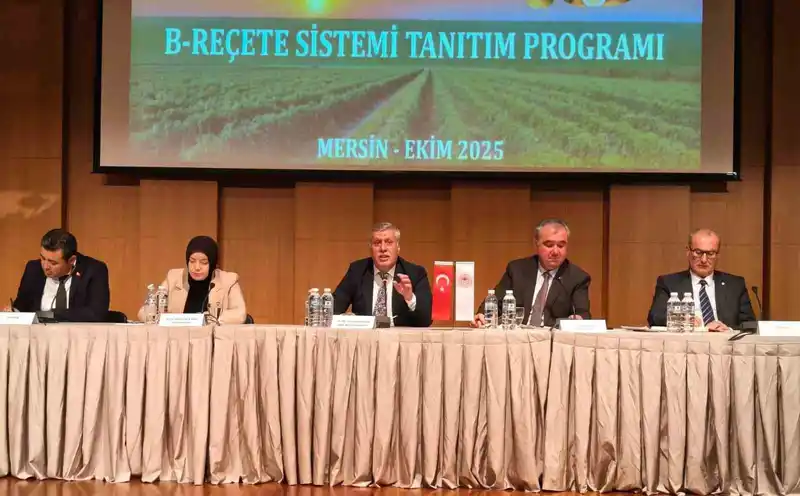 Tarımda dijital dönüşüm: ’B-Reçete’ sistemi Mersin’de tanıtıldı
