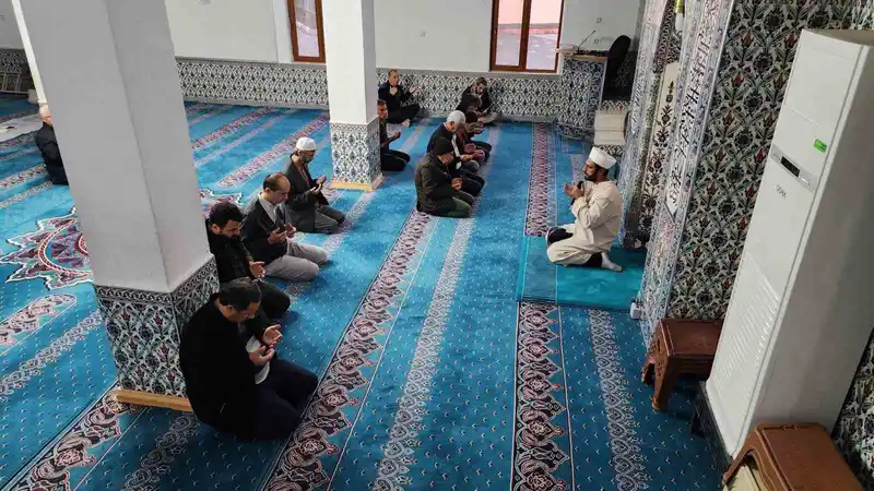 Köyceğizli vatandaşlar sabah namazında bir araya geldi
