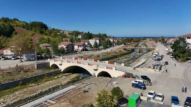 Alaçam sedde çevre düzenlemesinde sona doğru
