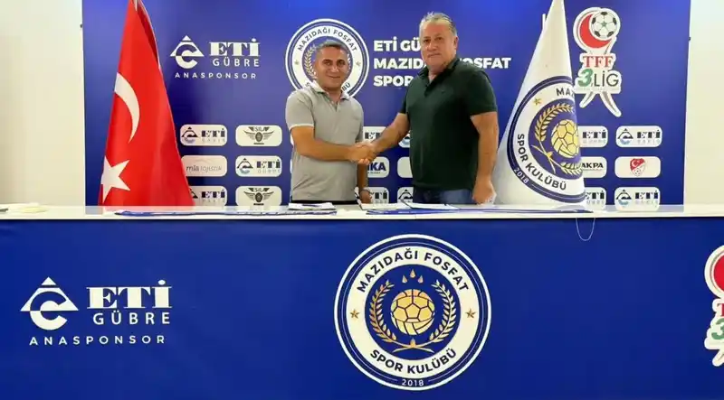 Mazıdağı Fosfatspor’da teknik direktör Mesut Toros dönemi başladı
