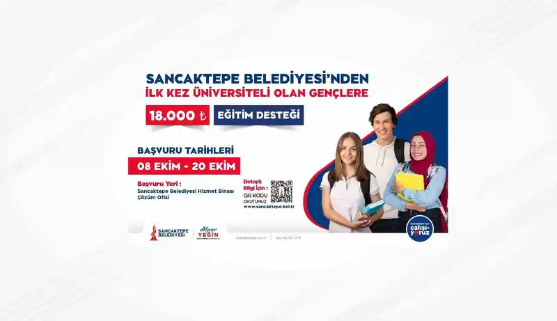 Sancaktepe Belediyesi’nden üniversite öğrencilerine eğitim desteği
