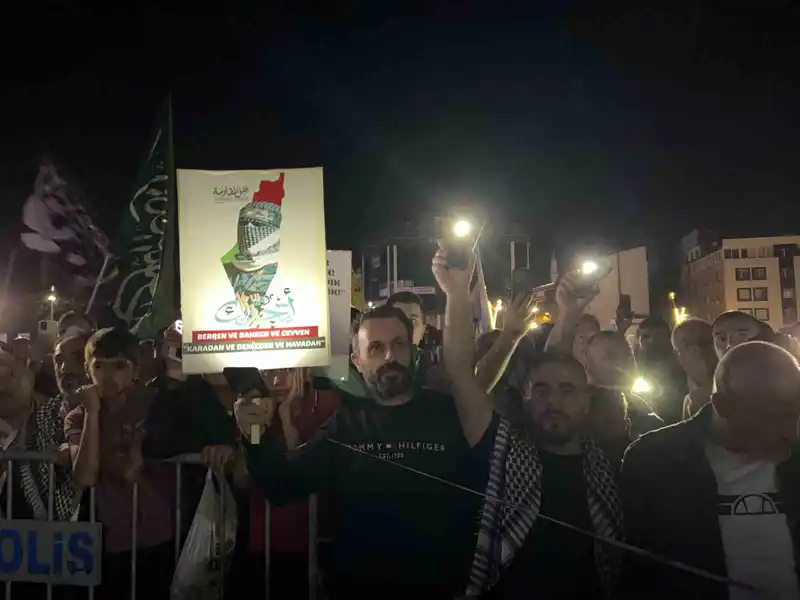 Bingöl’de Filistin’e destek yürüyüşü
