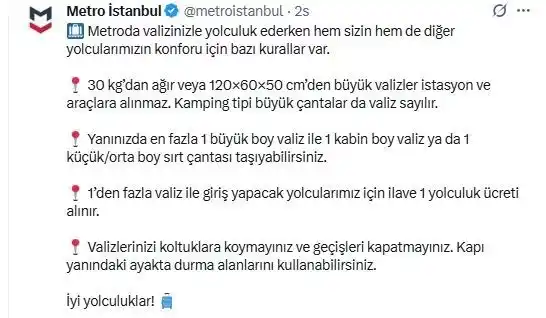 Metro İstanbul’da 