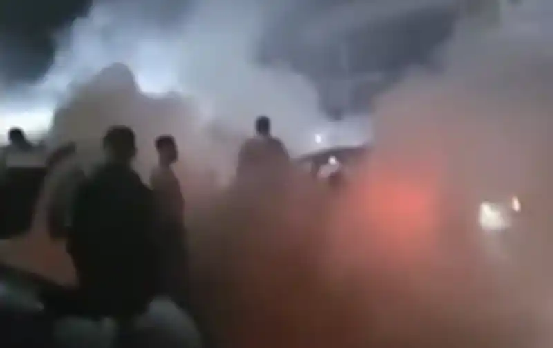 Samsun’da drift atarak lastik yakan sürücüye 11 bin 122 TL ceza
