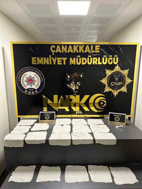Çanakkale’de uyuşturucu operasyonuna 2 tutuklama
