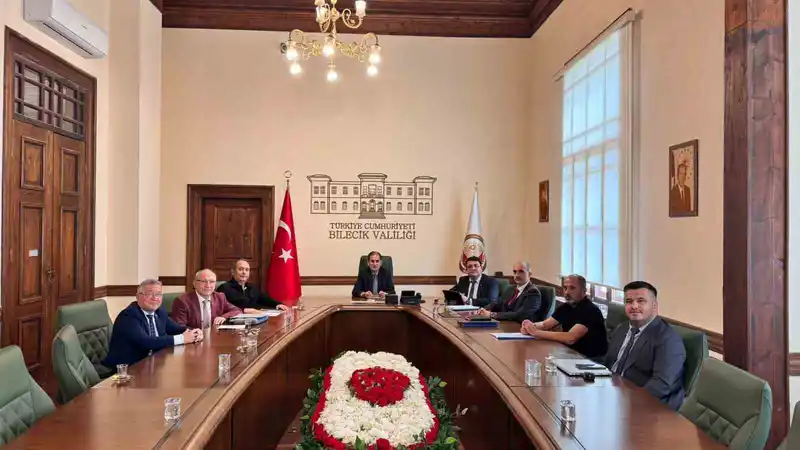 Bilecik’te vakıf adına yapılacak olan sosyal tesis için görüşmeler başladı
