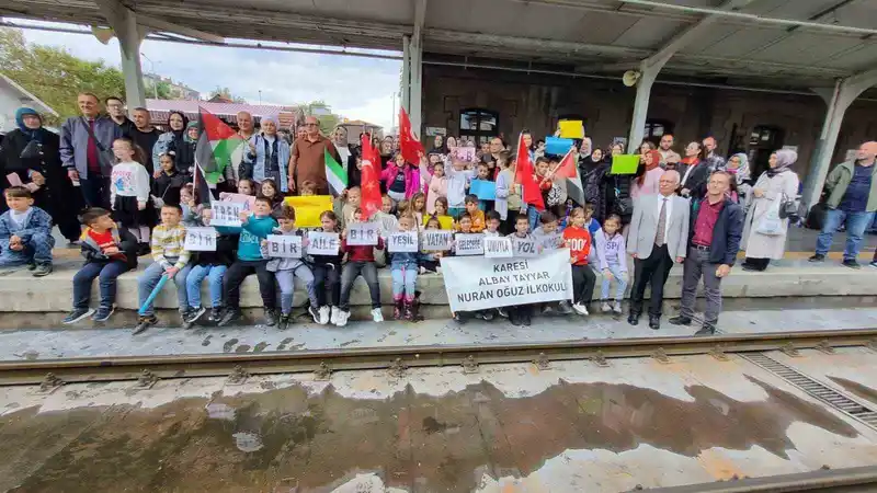 Balıkesir’den ’Yeşil Vatan’a trenle yolculuk
