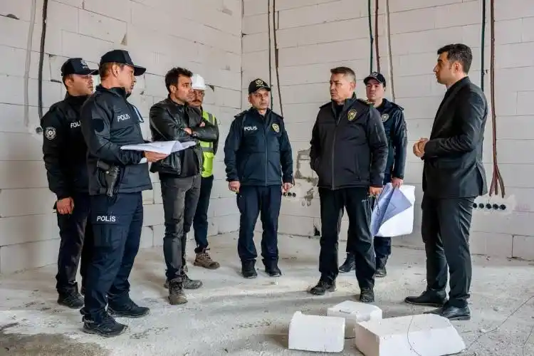 Yeni İl Emniyet Müdürlüğü binasında sona yaklaşıldı
