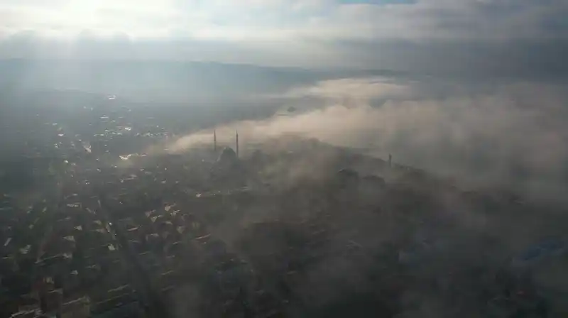 Büyükçekmece’de sis etkili oldu
