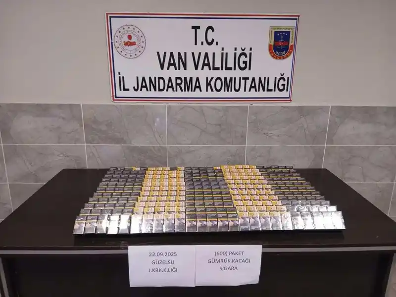 Van’da kaçak sigara ve malzeme ele geçirildi
