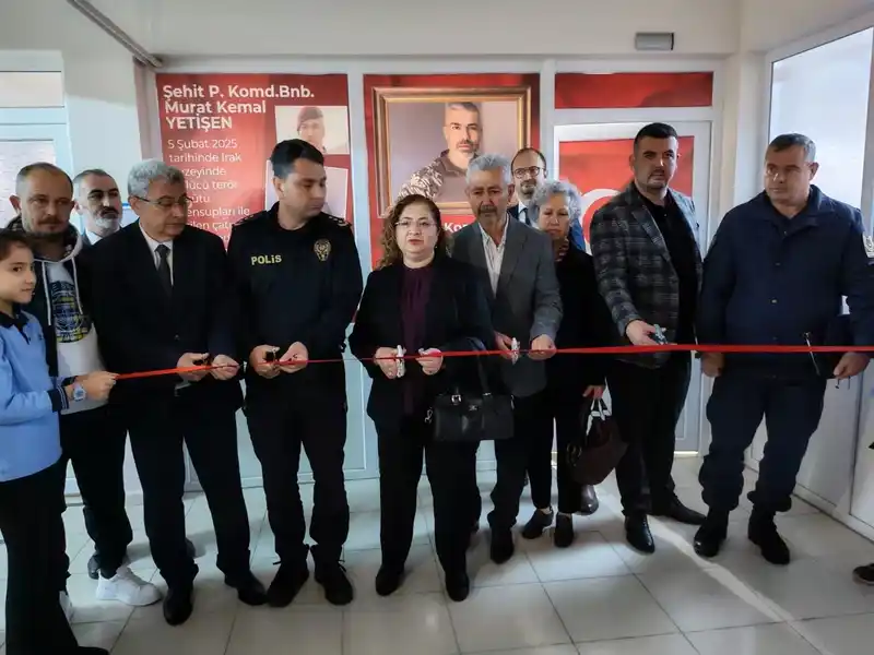 Şehit Binbaşı Yetişen’in adı Mursallı’da kurulan kütüphanede yaşayacak
