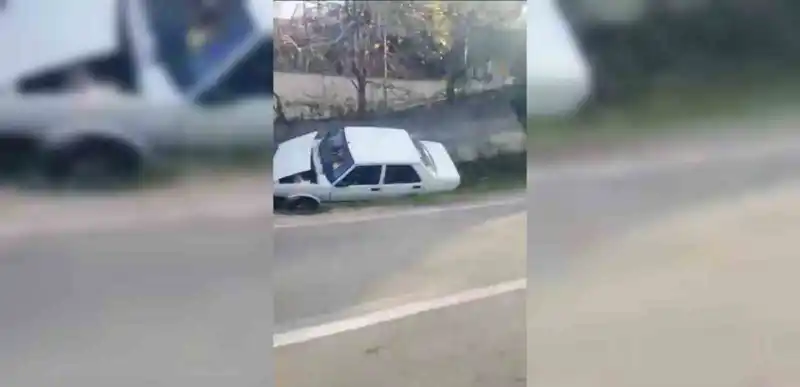 Sinop’ta otomobil su kanalına düştü: 1 yaralı
