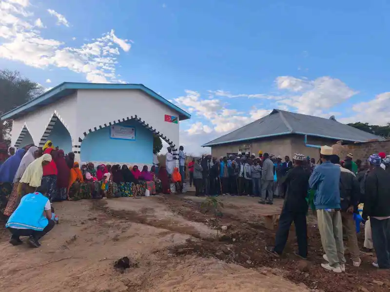 Tanzanya’da TDV Eskişehir Şubesi adına iki su kuyusu hizmete açıldı
