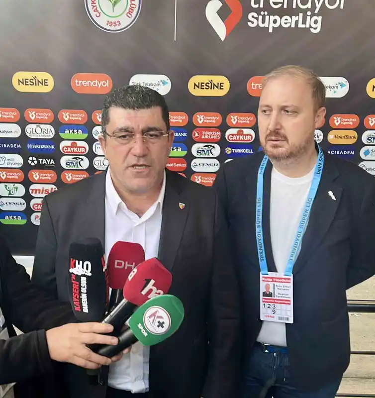 Kayserispor Başkanı Açıkalın: 