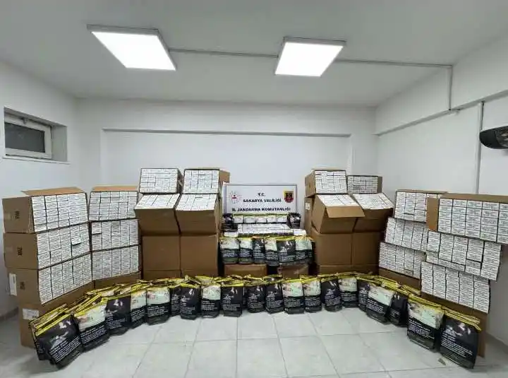 1 milyon liralık kaçak tütün operasyonu: 1 gözaltı
