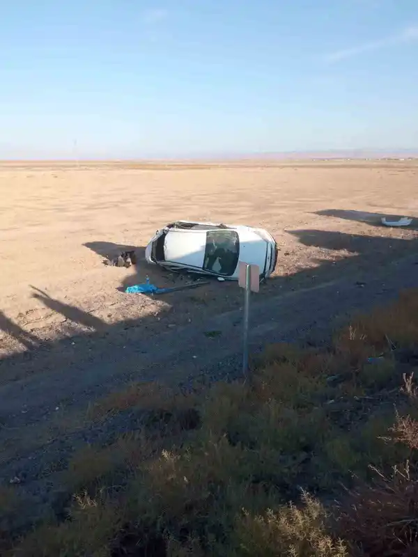 Konya’da otomobil takla attı: 6 yaralı
