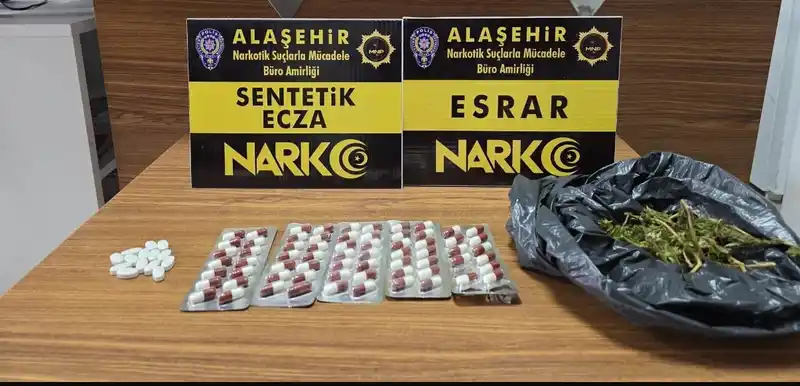 Alaşehir’de sentetik ecza operasyonu: 1 kişi tutuklandı
