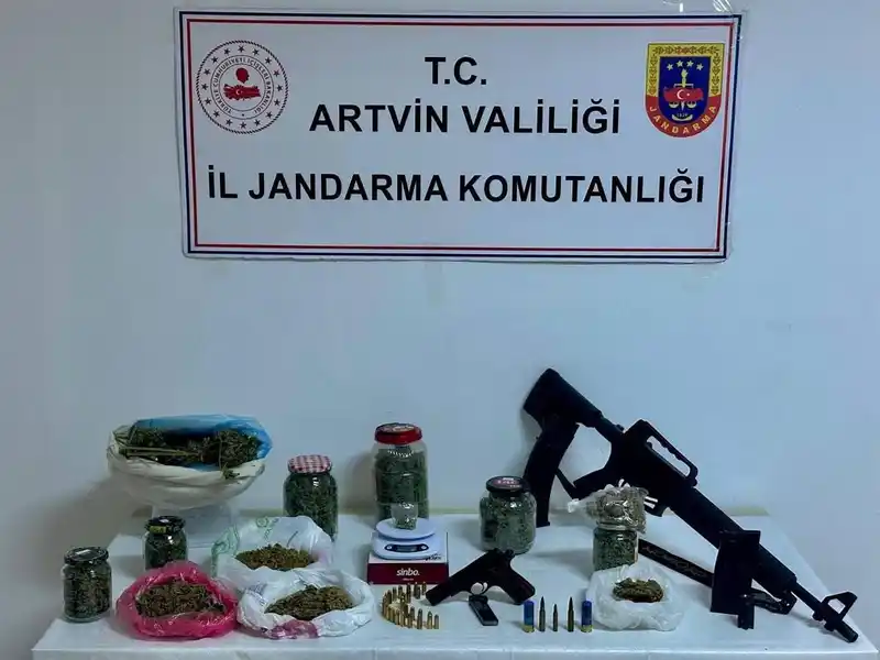 Artvin’de uyuşturucu operasyonu
