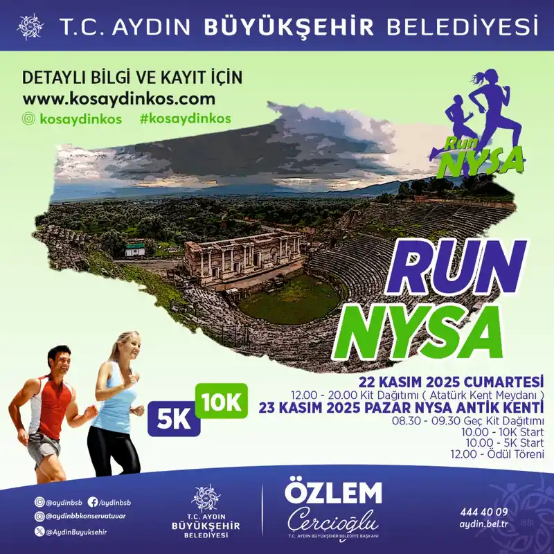 Sultanhisar’da Run Nysa başlıyor
