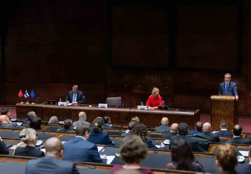 Dışişleri Bakanı Fidan, Finlandiya-Türkiye Parlamentolararası Dostluk Grubu’nun düzenlendiği toplantıda konuştu
