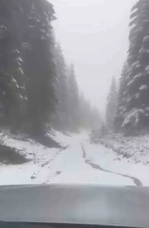 Karabük’ün yüksek kesimlerinde kar yağışı devam ediyor