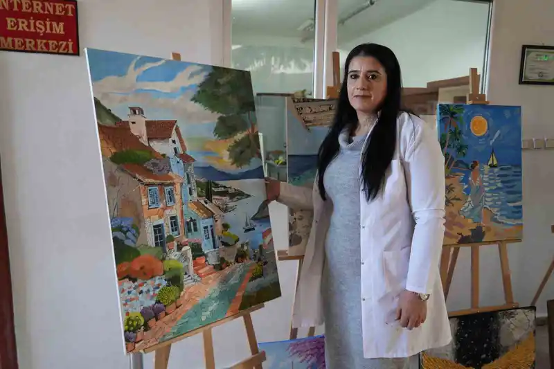 Sanatla yaralarını sardı: Selda Güneş resimle hayata yeniden tutundu