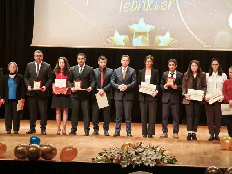 Muğla eğitim camiası ödül töreninde buluştu