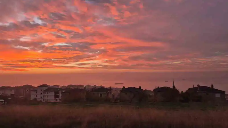 Tekirdağ’da muhteşem görüntü: Renklerin dansı